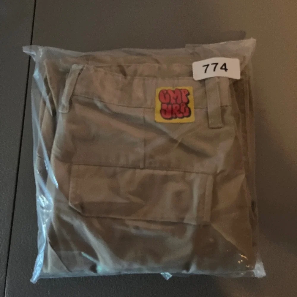 Y2K Empyre Relaxed Fit Cargo‎ Skateboarding Pants Khaki Tan Mens 27 E0153423117C